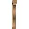 Ekena Millwork Funston Traditional Rough Sawn Bracket w/ Offset Brace, Western Red Cedar, 6"W x 34"D x 42"H BKT0604X34X42FST01RWR - alternate 3
